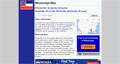 Desktop Screenshot of mississippi-map.org